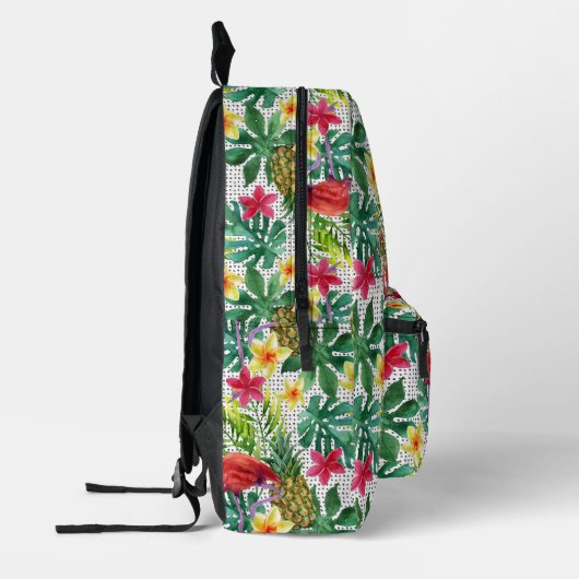 Sac À Dos Imprimé Aquarelle tropicale (Gauche)