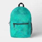 Sac À Dos Imprimé Aquarelle vert ressort (Recto)
