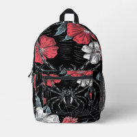Araignée romantique foncée Floral
