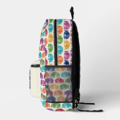 Sac À Dos Imprimé Armadillos Colorful Patterned Cream Ivory (Droite)