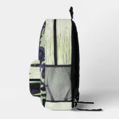 Sac À Dos Imprimé Army Green Camo Chimmery Chic Personnalisé (Droite)