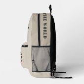Sac À Dos Imprimé Arrêter la guerre (mode clair) | (Droite)