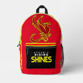 SAC À DOS IMPRIMÉ ARRIÈRE DE CHAÎNES AR DELUXE (Recto)