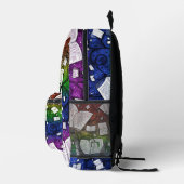 Sac À Dos Imprimé Arrière - plan Rainbow Books (Droite)