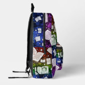 Sac À Dos Imprimé Arrière - plan Rainbow Books (Gauche)