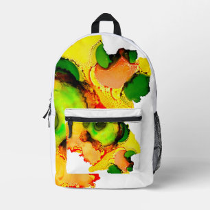 Sac À Dos Imprimé art Abstrait art coloré à l'encre