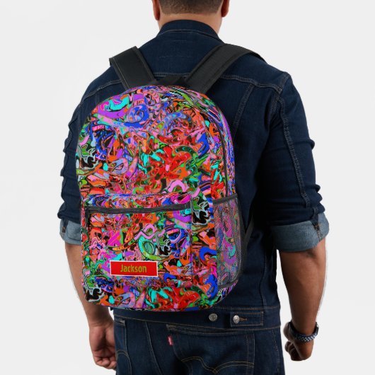 Sac À Dos Imprimé art de graffiti à la rotation (Insitu (Modèle))