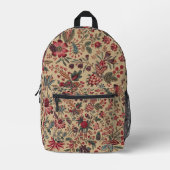 Sac À Dos Imprimé Art floral de la tapisserie (Recto)