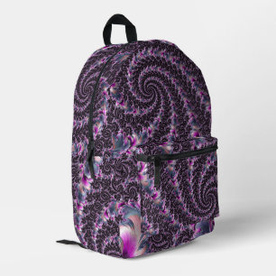 Sac À Dos Imprimé Art groovy tripant funky psychédélique spirale fra