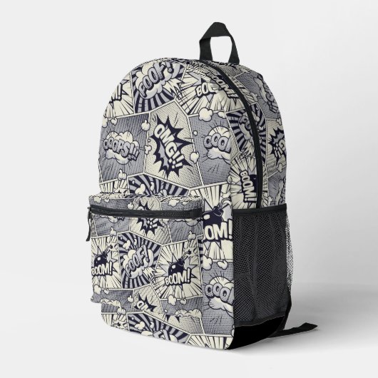 Sac À Dos Imprimé Art Pop Bande Dessinée (Coin arrière droit)