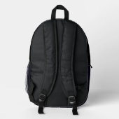 Sac À Dos Imprimé ASL American Sign Language I Am Sourd Backpack (Verso)