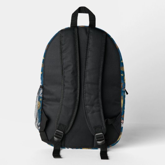 Sac À Dos Imprimé Astronaut de singe spatial, Monogramme d'enfant pe (Verso)