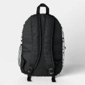 Sac À Dos Imprimé Astronaut et Motif spatial de fusée (Verso)