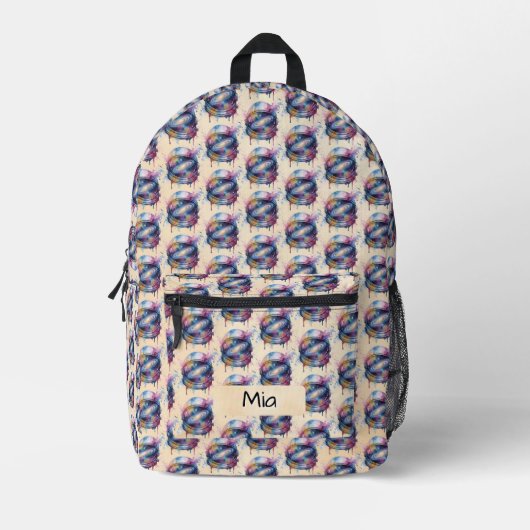 Sac À Dos Imprimé Astronaute (Recto)