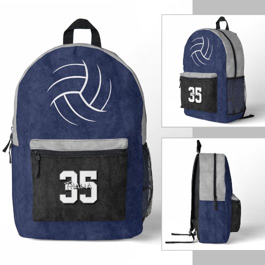 Sac À Dos Imprimé athlète de volley-ball aux couleurs personnalisées