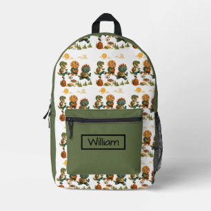 Sac À Dos Imprimé Athlète Dino-Mite Personnalisé