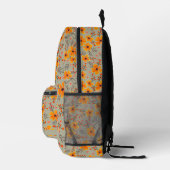 Sac À Dos Imprimé Automne Automne Floral Motif Sage Vert Nom (Droite)