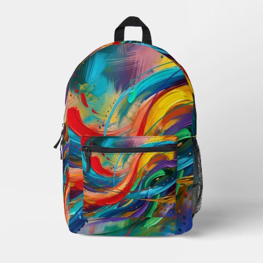 Sac À Dos Imprimé Avec Créativité Dans Chaque Déta (Recto)