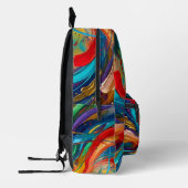 Sac À Dos Imprimé Avec Créativité Dans Chaque Déta (Gauche)