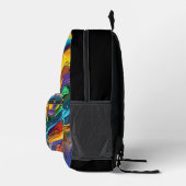 Sac À Dos Imprimé Avec Créativité Dans Chaque Déta (Droite)