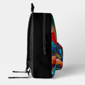 Sac À Dos Imprimé Avec Créativité Dans Chaque Déta (Gauche)