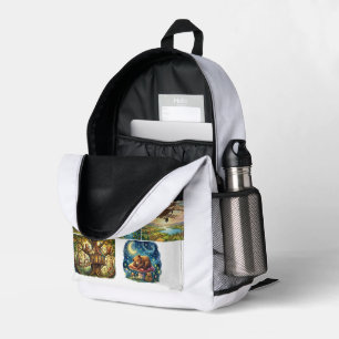 Sac À Dos Imprimé Aventures de Little Explorer Bear – Histoire Migno