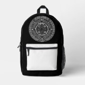 Sac À Dos Imprimé Aztec mexicain Soleil Pierre Maya Calendrier 3 (Recto)