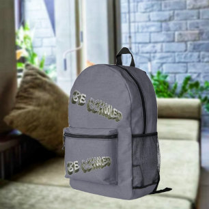 Sac À Dos Imprimé B Grey-Wht scolarisé