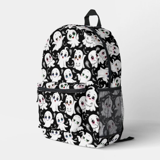 Sac À Dos Imprimé Baby Ghosts Éffrayant mignon Halloween humeur (Coin arrière droit)