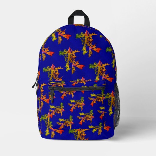 Sac À Dos Imprimé Bac à coudre bleu (Recto)
