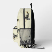 Sac À Dos Imprimé Back Pack : En Cours : (Droite)