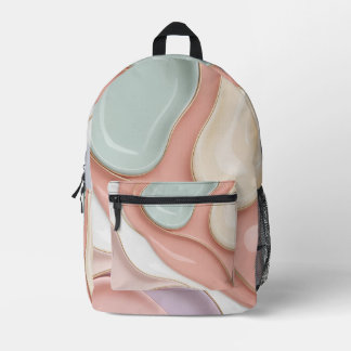 Sac À Dos Imprimé Backpack in stylish abstract graphic