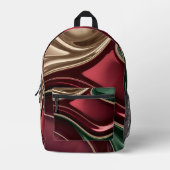 Sac À Dos Imprimé Backpack in stylish abstract graphic (Recto)
