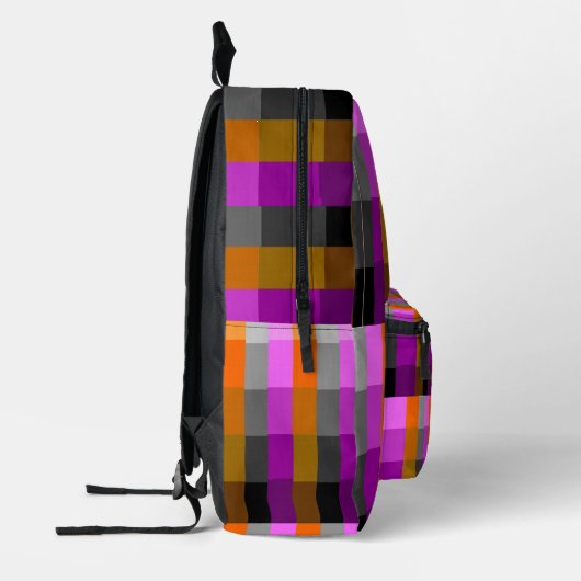 Sac À Dos Imprimé Backpack - Stripe Tri-Gradient Edge (Gauche)