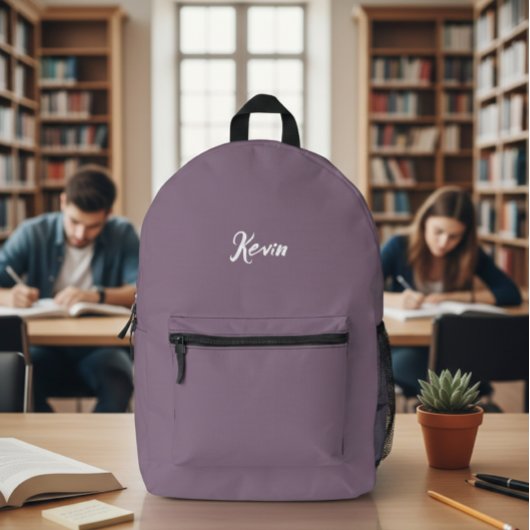 Sac À Dos Imprimé backpack with initials of the name, school bag