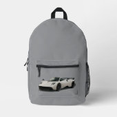 Sac À Dos Imprimé Backpack with pagani design (Recto)