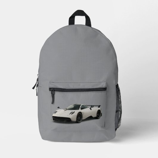 Sac À Dos Imprimé Backpack with pagani design (Recto)