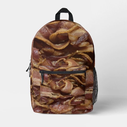 Sac À Dos Imprimé Bacon (Recto)