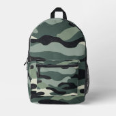Sac À Dos Imprimé Bagpack - armée - vert (Recto)