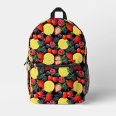 Sac À Dos Imprimé Baies et tranches de citrus (Recto)