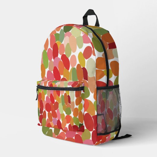 Sac À Dos Imprimé Baies Fruitées Colorées (Coin arrière droit)