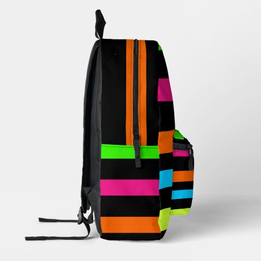 Sac À Dos Imprimé Bandes de néon (Gauche)