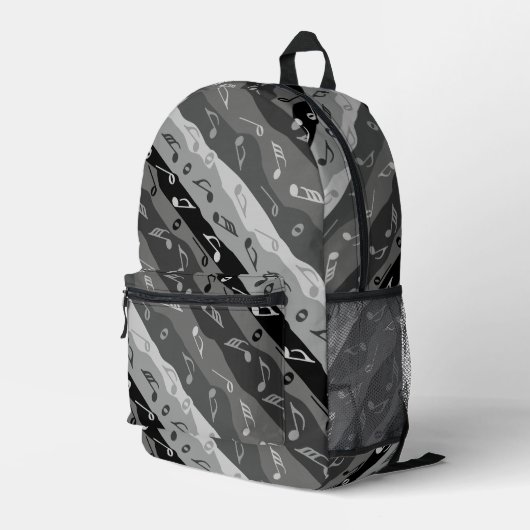 Sac À Dos Imprimé Bandes de notes de musique (Coin arrière droit)