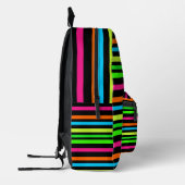 Sac À Dos Imprimé Bandes néon (Gauche)