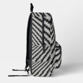 Sac À Dos Imprimé Bandes noires et blanches (Gauche)