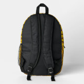 Sac À Dos Imprimé Bandes or et jaune (Verso)