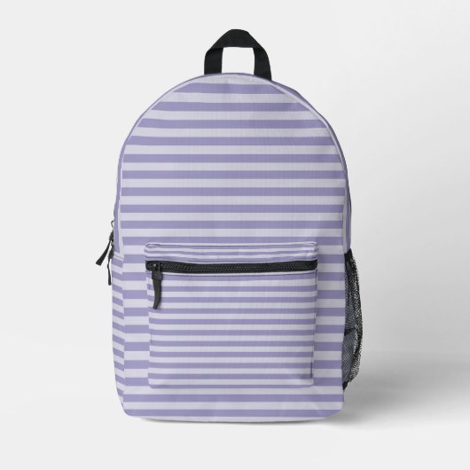 Sac À Dos Imprimé Bandes pourpres (Recto)