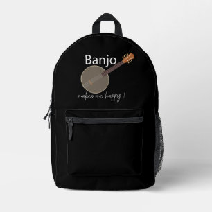 Sac À Dos Imprimé Banjo Me Rend Heureux