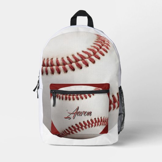 Sac À Dos Imprimé Baseball Personnalisé (Recto)