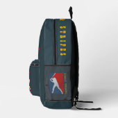 Sac À Dos Imprimé Baseball Stars & Stripes (mode D) | (Droite)